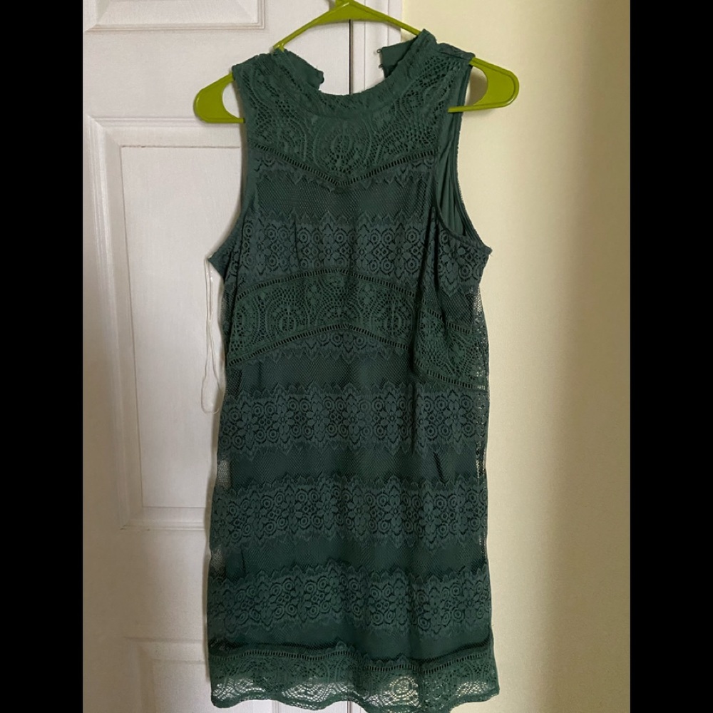 Franceses short green dress